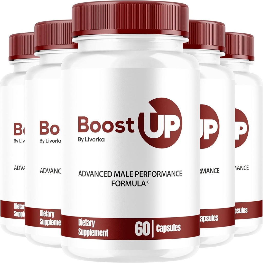 LIVORKA Boost Up Advanced Formula Suplemento para Hombres - 300 cápsulas - Pack de 5