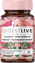 Laxative, Constipation Relief for Women - Stool Softener - 100% Natural - 100 cápsulas - Female Colon Cleanse, Detox - Gas and Bloating Relief - Vegan, Gluten y GMO Gratis