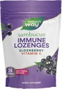 Camino de la Naturaleza Sambucus Immune Lozenges, High Potency Vitamin C, Elderberry, Wild Cherry Flavored, 24 Lozenges (Packaging May Vary)