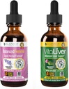 Rejuvica Health Balanced Femme + VitaLiver - Support Female Balance + Liver Support- Liquid Delivery for Better Absorption - Milk Thistle, Dong Quai, Artichoke, Maca, Dandelion &amp; More!