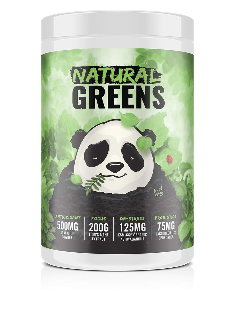Laboratorios de Bio Subterráneo/Panda Supps: Todo SUPERFOOD natural: Verdes, Rojos, Oros,Probióticos, Ashwagandha y Mane de León, para Salud y Bienestar 13.76 Oz (Pineapple)