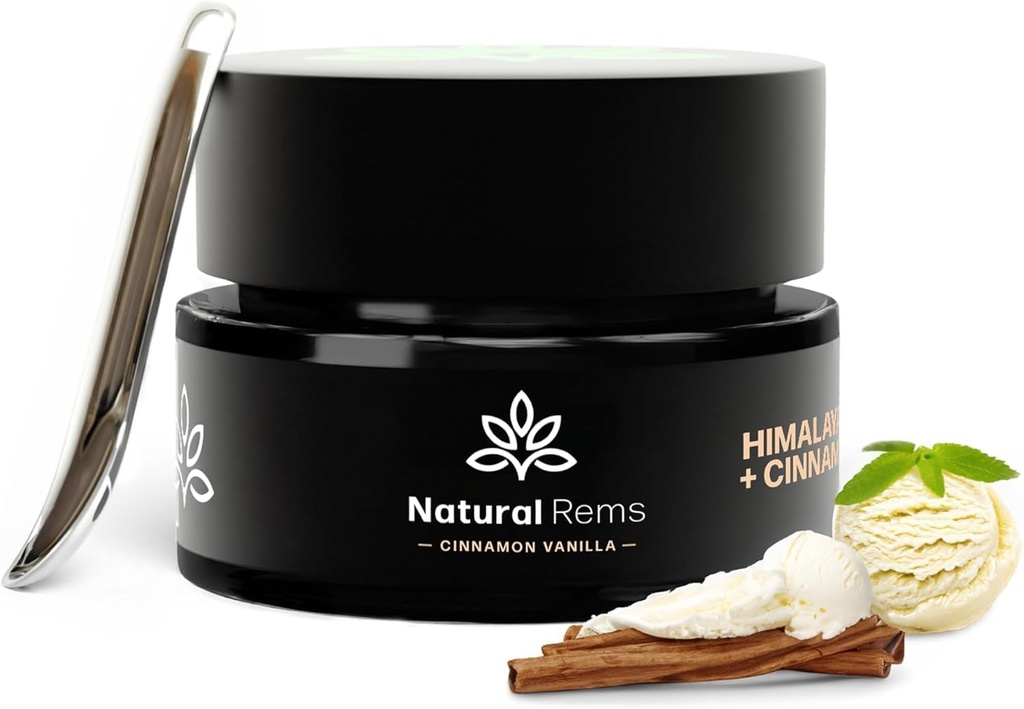 Natural Rems Cinnamon Vanilla Flavored Organic Shilajit - Pure Himalayan Organic - Suplemento Puro de Ácido Fulvico - Shilajit Energy and Focus Supplement - Holistic Health Supplements...