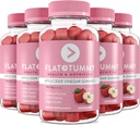 Vinagre de sidra plana de Apple, 60 conde (5 Pack) – ACV Gummies, Detox, Apoyo Gut Health – Vegan-Friendly, Non-GMO - Beet y Pomegranate Superfood Powders, Vitaminas B6, B9 &amp; B12