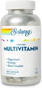 SOLARAY Spectro Multivitamínico con Hierro - Multi Vitamina con Calcio, Magnesio, Verdes Energizantes, Hierbas y Enzimas Digestivas - Digestión, Energía y Soporte de Salud de Hueso (41 Serv, 250 CT)