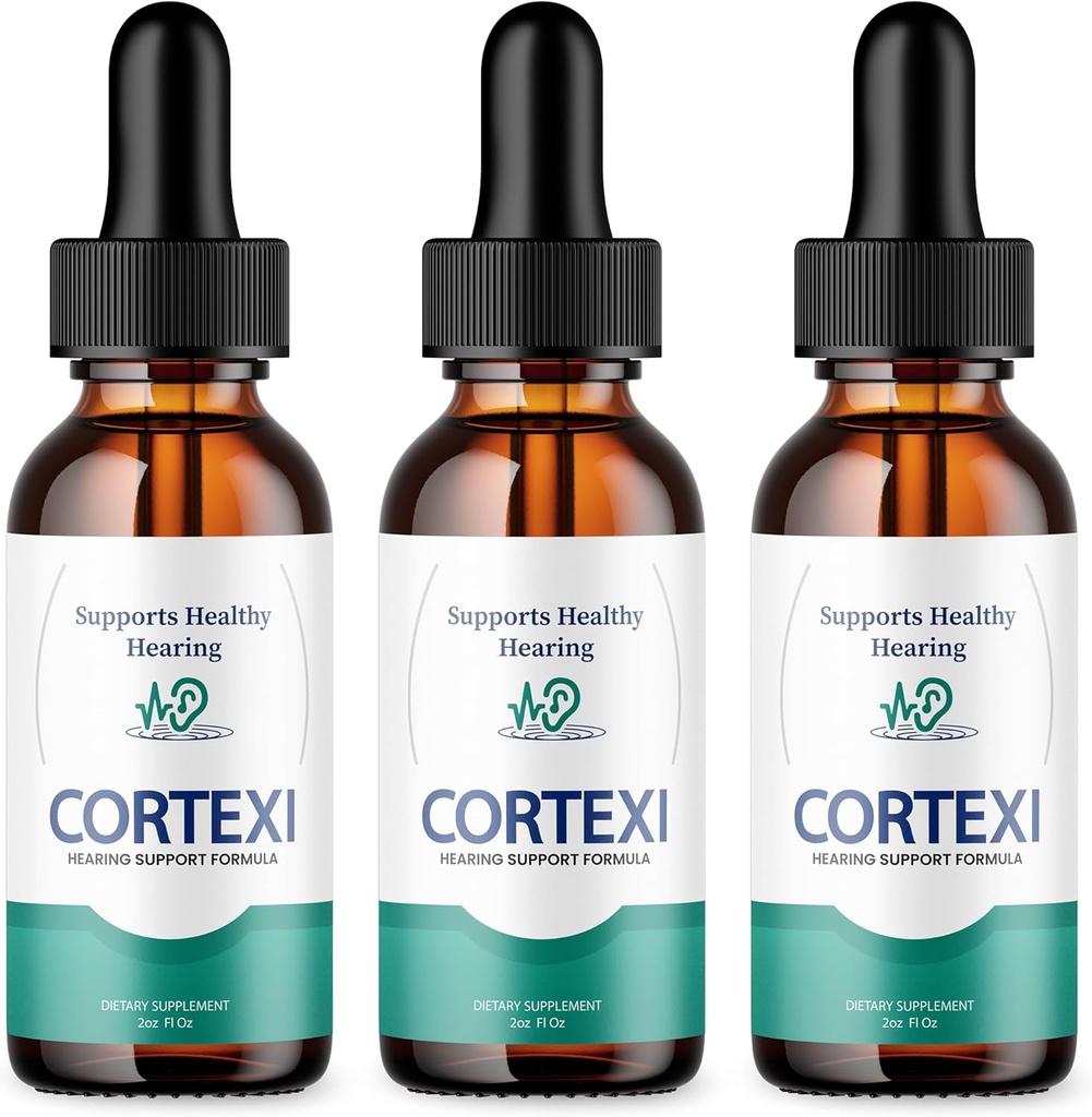 (Oficial) Cortexi Tinnitus Tratamiento Asistencia auditiva con cromo, semilla de uva, astragalus, raíz de Maca - Cortexi Apoyo auditivo gotas Suplemento Cortexi Tinnitus Tratamiento para los oídos de anillo (6oz)