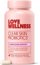 Love Wellness Clear Skin Probiotic ← Limpiar Hormonal Acne Pimples, Redness & Pore Minimizer