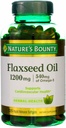 Aceite de Flaxseed Bounty de la naturaleza 1200 mg, 125 Rapid Release Softgels (Pack of 3)