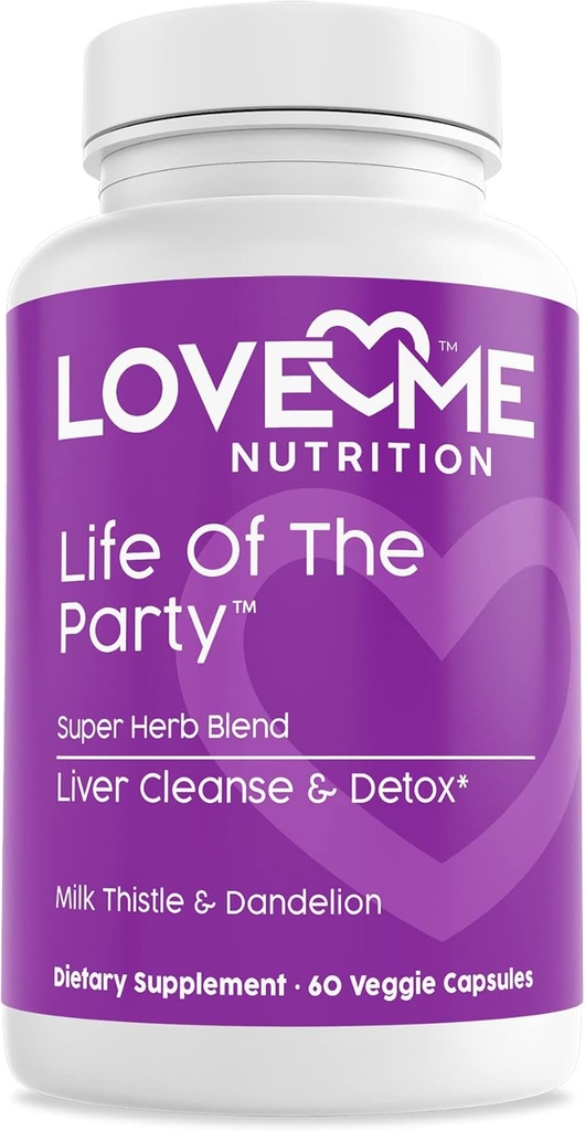Liver Supplements with Milk Thistle, Artichoke, Dandelion Root for Men and Women | Boost Immune System Relief | Support Healthy Liver Function and Detoxification | Non-GMO 60 Cap