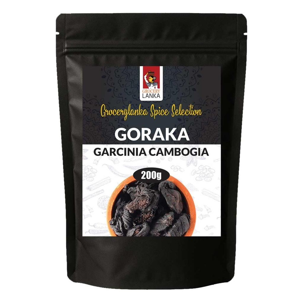 Goraka 200g (7oz), Dried Garcinia Cambogia, Natural Food Souring Agent