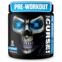 ¡JNX lanza la maldición! Pre Workout Powder for Men &amp; Women, Caffeine, Beta-Alanine, Creatine, L-Citrulline, 50 Servings, Blue Raspberry Flavor – Boost Energy, Strength & Focus