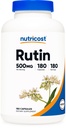 Nutricost Rutin 500mg, 180 Capsules - Gluten Free, Non-GMO, y Vegetarian Friendly