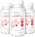 (3 Pack) Terraform Pure TUDCA (Acido Tauroursodeoxycholic) - 500mg Por Serving - Pure Liver Support &amp; Health - 60 Capsules