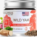 Cuatro elementos 4E Wild Yam Balancing Cream, 2 OZ - 1er lugar Ganador en el Simposio Internacional Herb 2023 para Cremas y Salves! Proudly Farmed, Crafted and Packaged in WI, USA.