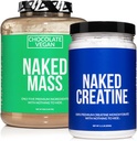Agrupo de proteína libre de soja NAKED: Cretina de masa vegana de chocolate 8LB