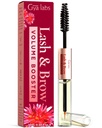 Gya Labs Lash and Brow Oil - 100% Puro Natual Orgánica Castor Oil Eyelash & Eyebrow Serum para Cuerdas " de aspecto completo (0.34 Fl Oz)