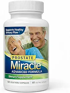 1 Pack of Prostate Miracle® Advanced Formula: con 600 mg de sitoserol beta del 80%, derivado de Pine (Soy-Free, No GMO)