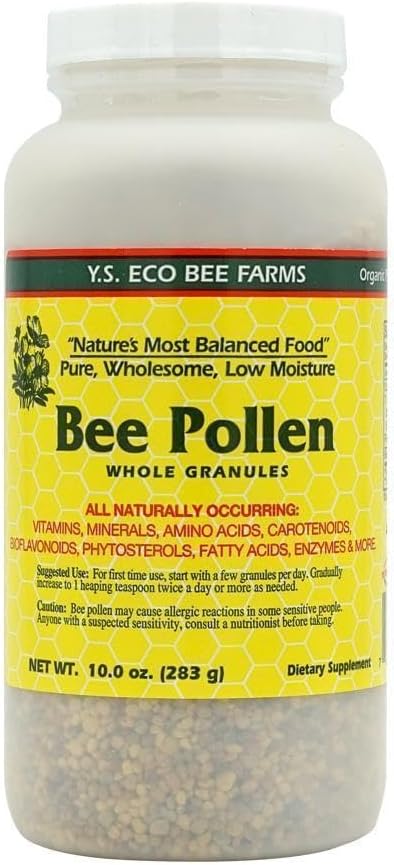 Bee Pollen - Bajo Moisture Whole Granulars - 10 oz