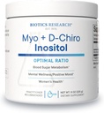Biotics Research Balanced B8 Powder, Myo inositol y D Chiro inositol, 40:1 Ratio, Salud de la Mujer, Comunicación Neural, Metabolismo Gordo, Salud Vascular, Crecimiento del Cabello 8 onzas