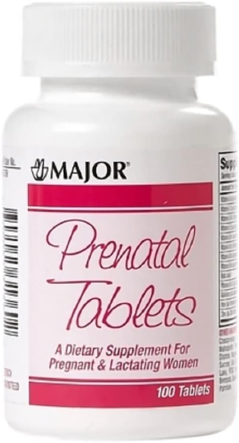 Principales TABS prenatal ACID-100 MG 30 Tablas UPC 309045313466