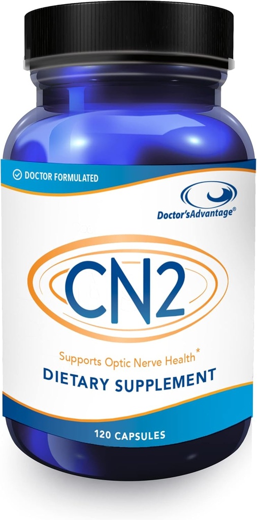 Doctor's Advantage CN2 Supplement - Enhances Optic Nerve Function – Physician Formulated with Bilberry Extract – Support Ocular Blood Flow & Maintain Healthy Eye Pressure-1 Month Supply, 120 Capsules