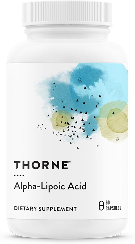 THORNE - Alpha-Lipoic Acid - 300 mg - Supplement for Liver Detox, Antioxidant Support, Nerve Health & Mental Sharpness* - 60 Servings