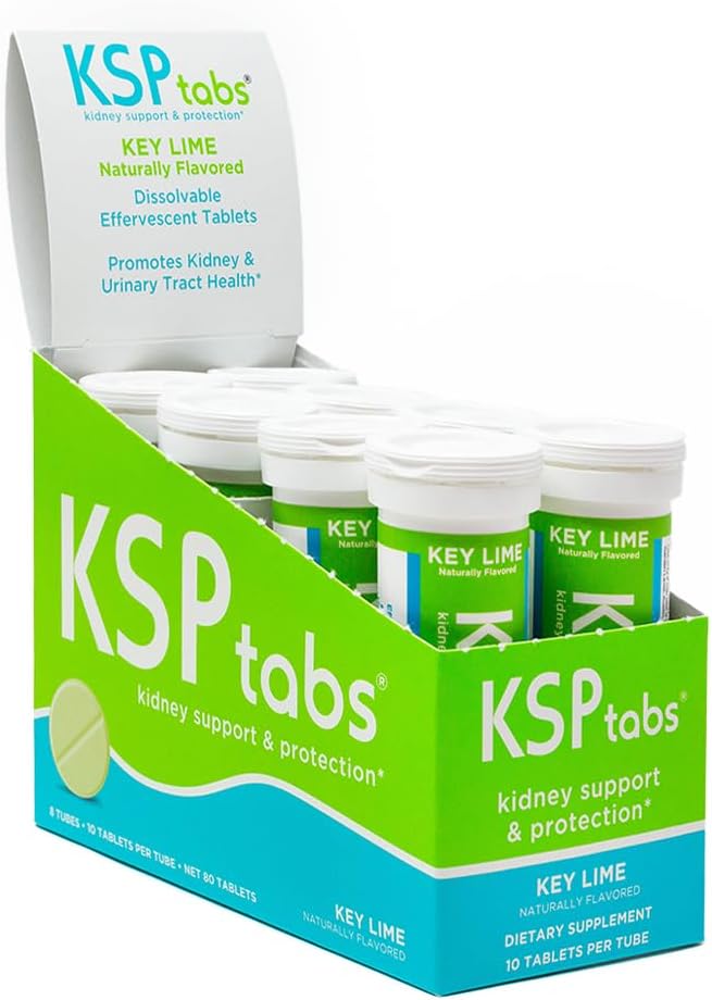 Límite clave Todos hidratación natural &amp; Suplemento de salud renal para combatir la formación de cristal oxalato de calcio, 80 Tabletas