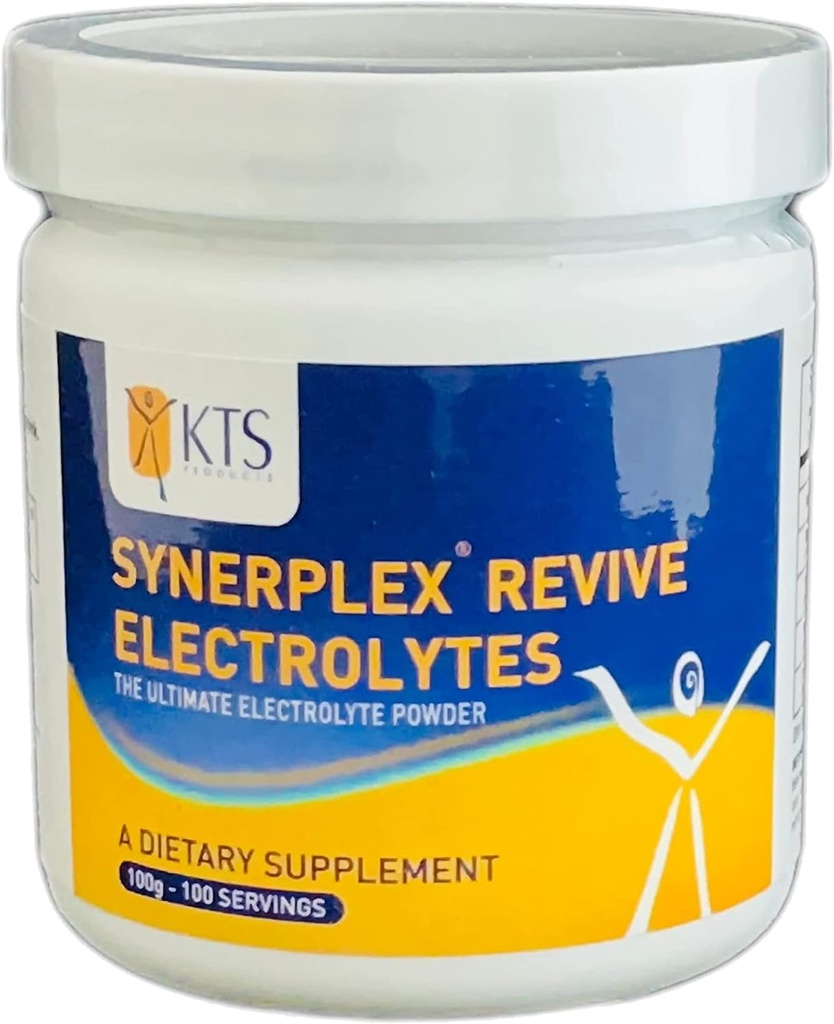 Synerplex® Revive Electrolyte Powder es la mejor y más completa fórmula electrolítica disponible. Ayuda a hidratar, desintoxicar y reducir el calambre
