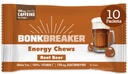 Cierre de bonificación de energía, Ingredientes libres de lácteos para proporcionar energía y foco rápidos, 1 caja de 10 paquetes, Cerveza rota