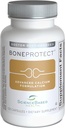 BoneProtect – Advanced Bone Health Supplement with Calcium Citrate, Vitamina D3, K2 (MK‐7), Magnesio y Antioxidantes – Apoya la Densidad de los huesos, el corazón y la salud de colon – 120 cápsulas