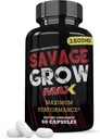 Laboratorios justificados Savage Grow Max 1600MG Advanced Men's Heath Formula 60 cápsulas