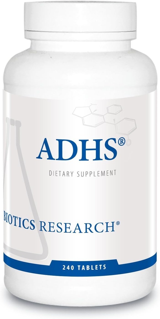 Biotics Research ADHS Adrenal Support, Supports Normal Cortisol Levels, Antioxidant Support, More Energy, Healthy Responses 240 Tablets