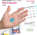CONCEIVE PLUS Hombres Motility Bundle Mens Fertilidad 60 + Motilidad Suplemento 60 cápsulas
