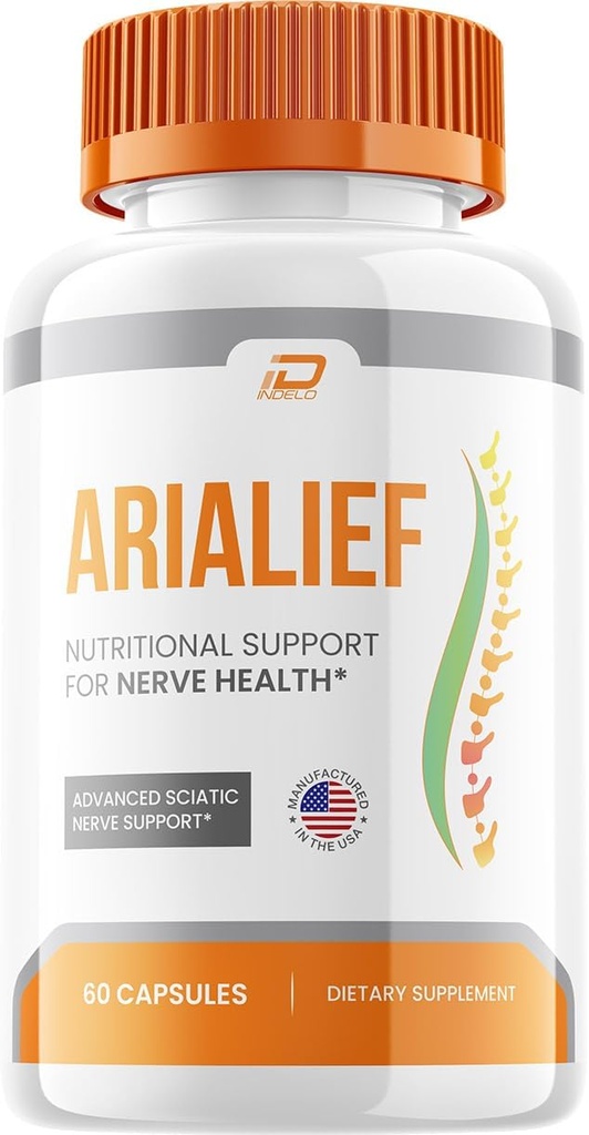 Arialief Capsules, Arialief Advanced Supplement, All Natural Formula to Maintain Healthy Levels, Maximum Strength Daily Formula, Arialif Capsules Reseñas (1 Pack - 60 cápsulas)