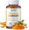 Turmeric y jengibre cápsulas sometidas Turmeric Curcumin con Ginger(120 capsules) 500mg vidasMejor turmérico con Ginger Suplemento permanente3rd Party Lab Tested
