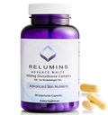 Reluminas L-Glutathione Complex 1650mg - Antioxidant Support with Alpha Lipoic Acid, NAC, L-Methionine, Vitamina E, Skin Health Supplement, Made in USA - 90 Vegetarian Capsules x 5 Botellas