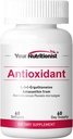 Antioxidante Softgel - Astaxanthin de Algae, Ergothioneine - 60 Condes, 60 Day Supply