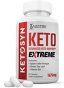 Ketosyn Keto ACV Extreme Pills 1675 MG Keto Support Blend Capsule Alternative to Keto ACV Gummies Formulado con Apple Cider Vinegar Extra Virgin Olive Oil Powder Green Tea Leaf 60 cápsulas