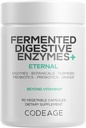 Codeage Fermented Digestive Enzymes Supplement 3-Month Supply - 14 Digestive Enzymes, Probiotics, Prebiotics, Fermented Botanicals, Plant-Based Multi Pancreatic Enzymes - 1 Capsule a Day - 90 Capsules