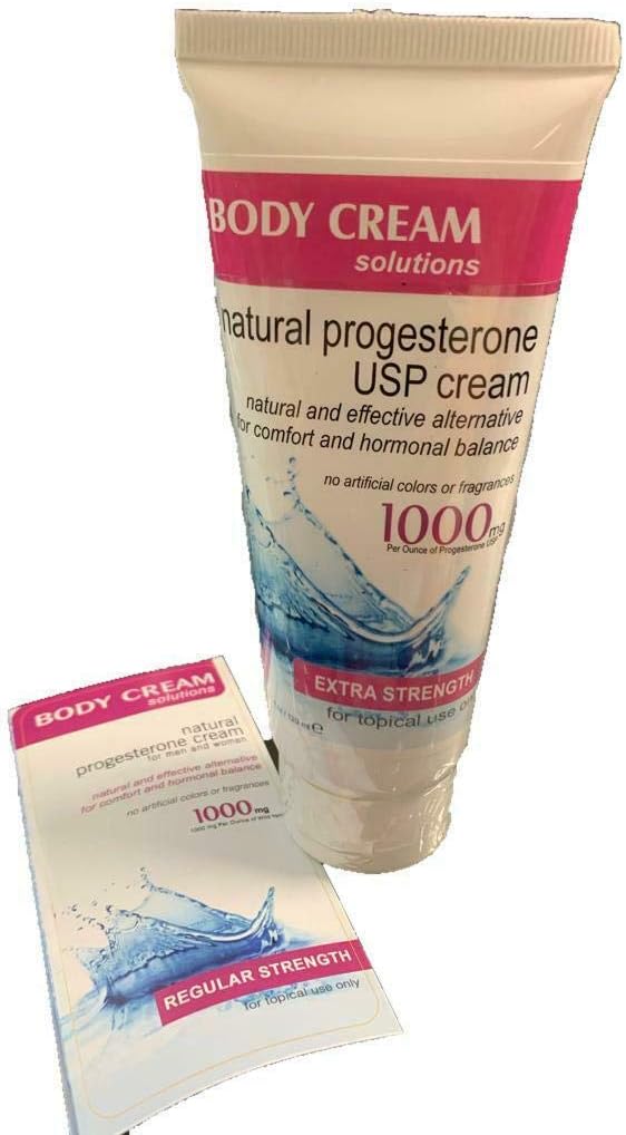Crema De Progesterona Natural para Un Sano Balance Hormonal Femenino Durante La Menopausia - 4 Oz
