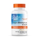 La mejor absorción alta del médico COQ10, Heart & Energy Support, USP Verified, Naturally Fermented CoQ10, Non-GMO Gluten Free, Soy Free, 60 Veggie Softgels