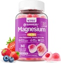 Magnesium Gummies 400mg ← Complejo de Magnesio 5-in-1 para Hombres: Mag Glycinate, Citrate, Malate, Chloride & Taurate ← w/Ashwagandha, D3 &amp; Zinc for Relaxtion, Mood,Energy ← Sugar-Free, Vegan, 60Cts