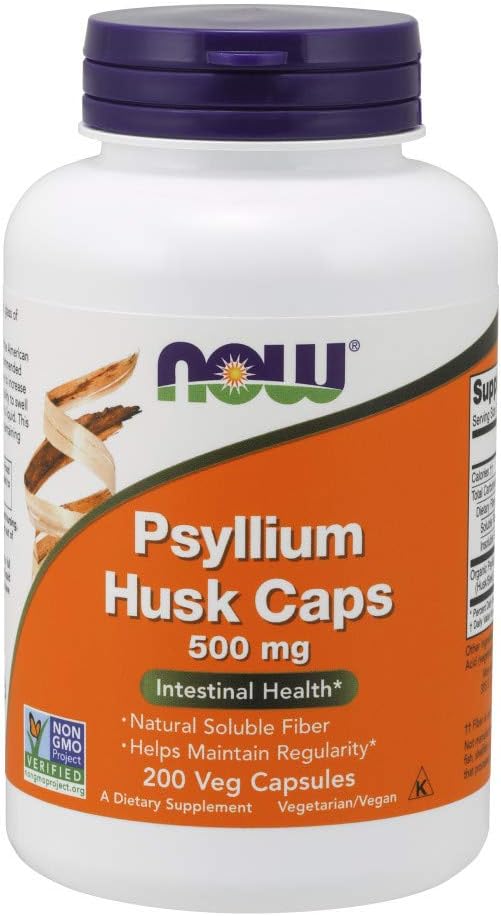 AHORA Psyllium Husk 500mg, 200 capsules (Pack of 3)