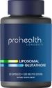 ProHealth Liposomal Glutathione, 500 mg por Serving  Master Antioxidant  Support Saludable, Salud Celular " Detoxification "