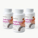 Saldo de Andrógeno - Suplemento de Equilibrio de Hormonas para Mujeres - Apoyo para Exceso de Cuerpo o Pelo Facial, Balding, Fertilidad (3 Botellas)