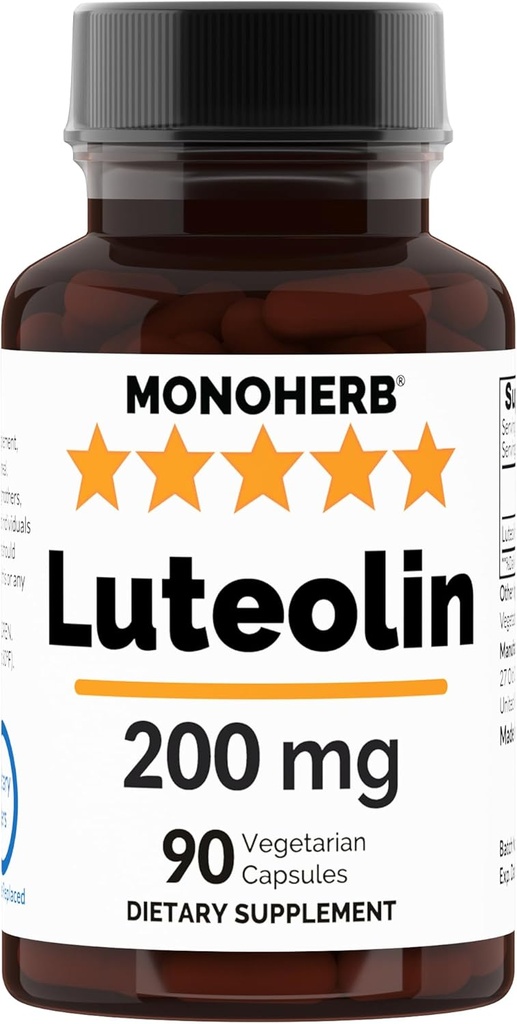 Luteolina 200 mg - 90 cápsulas de verduras - 90 piezas