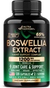 Boswellia 1200mg - Boswellia Extract peru Turmeric  Hyaluronic Acid  MSM Silencio - Joint Health & Comfort - Boswellia Serrata ← 65% Boswellic Acid - for Men &amp; Women - Made in USA - 120 Capsules