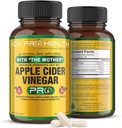 Cápsulas de vinagre de manzana 2-Pack ACV Pro Certified Organic with Mother ACV Pills Detox Cleanse Acid Reflux Relief Support Suplemento Ginger Root Cayenne Pepper Powder