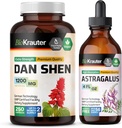 BIO KRAUTER Dan Shen 250 Capsules & Astragalus Tincture 4 Fl. Oz.