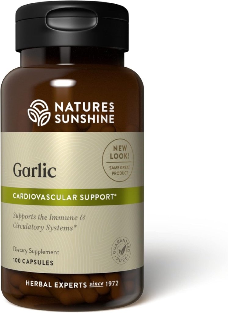 Ajo Sunshine de la naturaleza, 100 cápsulas