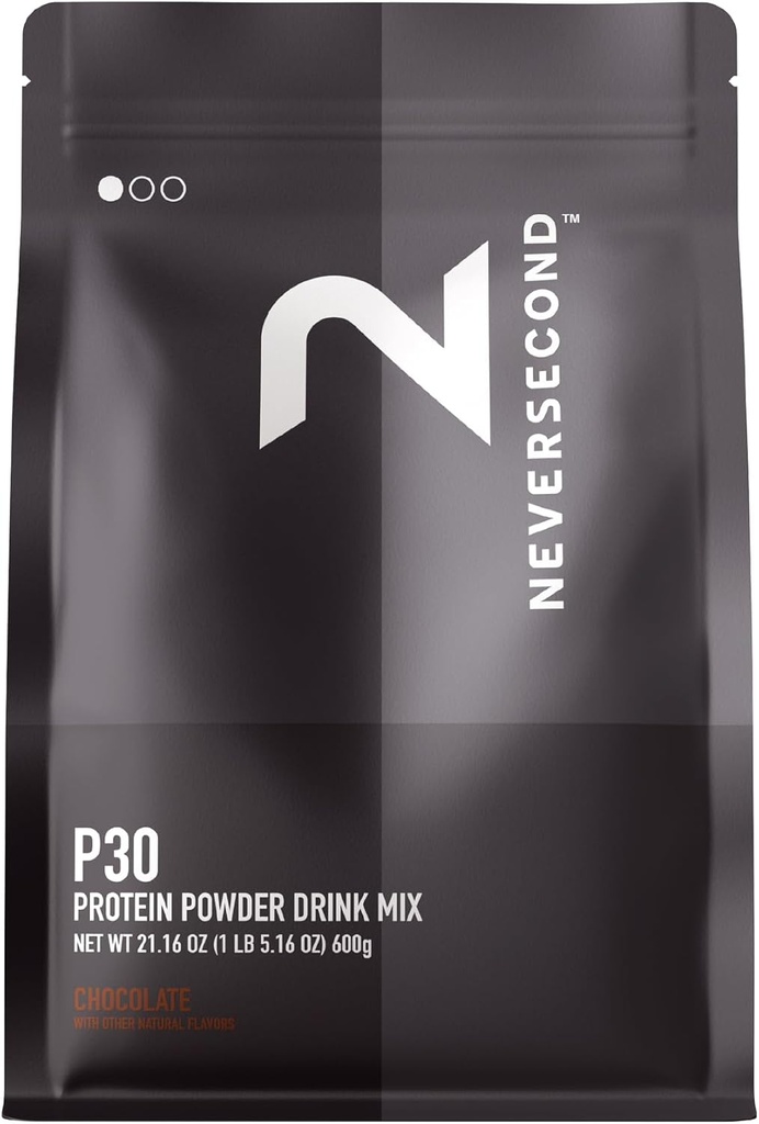 NeverSecond P30 Recovery Drink Mix, High-Performance Protein & Essential Amino Amino Acids Never2 Mix for Marathon Recovery & Support (600g 15-Serving Pack)